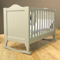 BABY COT WITH ROCKERS in Dominique Design