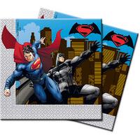Batman V Superman Paper Party Napkins