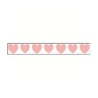 Baby Pink Heart Ribbon 16 mm x 4 m