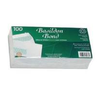 Basildon Bond DL Window Envelopes 120gsm Peel and Seal White Pack of