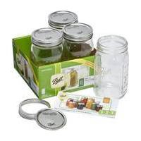Ball Wide Mouth Preserving Jars 945 ml 4 Pack