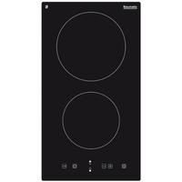 Baumatic BHC310 30cm Slim Line Compact 2 Zone Ceramic Hob in Black