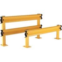 Barrier Rails for Racking Ends Double Rail Extension 1130mm L x 800 H