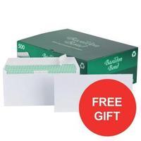Basildon Bond DL Wallet Envelopes Plain Peel and Seal 120gsm White 1 x