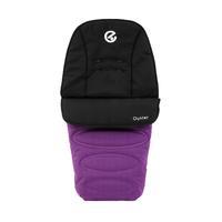 babystyle oyster footmuff in wild purple