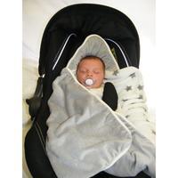 Baby Bundle Snuggleblanki Hooded Travel Blanket in Silver Star