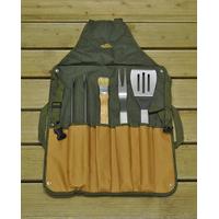 Barbecue Apron with 4 BBQ Tools by Fallen Fruits