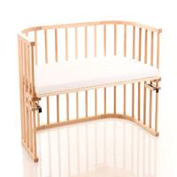 Babybay Maxi Varnished Bedside Cot with Mattress