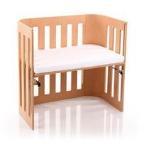 Babybay Trend Varnished Bedside Cot with Mattress