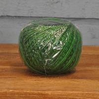 ball of green jute twine 125m by kingfisher