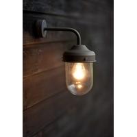 Barn Lamp Wall Light in Coffee Bean (Mains) by Garden Trading