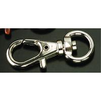 Bag Charm Clips. Silver. Pack of 10