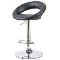 Basilio Modern Black Bar Stool (H)954mm (W)525mm