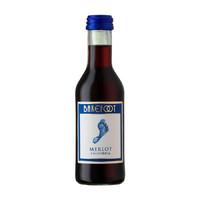 barefoot merlot red wine 187ml