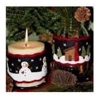 Bare Roots Easy Sewing Pattern Winter Candle Wraps & Mini Mats