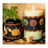 bare roots easy sewing pattern autumn candle wraps mini mats