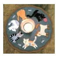 Bare Roots Easy Sewing Pattern Cats Meow Mini Mat