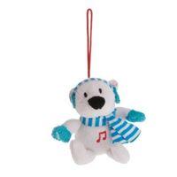 Battery Operated Polar Bear Squeezer Christmas Friend