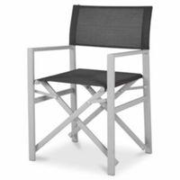 Batang Anthracite Metal Armchair