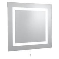 bathroom rectangular wall mirror with 4 lights