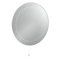 bathroom round wall mirror with led lights