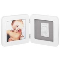 baby art my baby touch print frame white grey