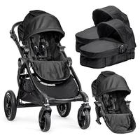 Baby Jogger City Select Twin Pushchair Black