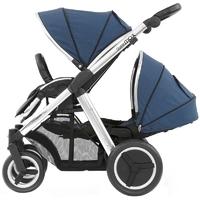 babystyle oyster max twin pushchair mirroroxford blue