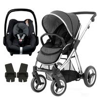 babystyle oyster max pebble travel system mirrortungsten grey