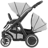 babystyle oyster max twin pushchair blackpure silver