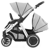 babystyle oyster max twin pushchair mirrorpure silver