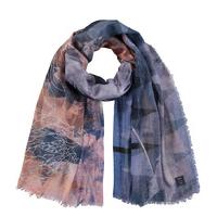 barts scarfs nuuk scarf blue