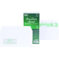 Basildon Bond Envelope DL Window Wallet 100gsm White