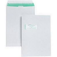 Basildon Bond (C4) Pocket Envelopes Window Peel & Seal 120gsm Recycled (Pack of 50 Envelopes)