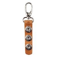 bali clicks keyrings bali click keychain light cognac brown