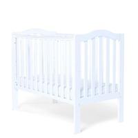 Baby Elegance Sarah Cot and Mattress in White