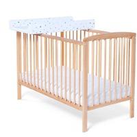 Baby Elegance Starlight Cot in Pine with Eco Mattress and Cot Top Changer