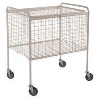 BASKET TRUCK 800 X 600 x 915, COLOUR WHITE