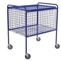 BASKET TRUCK 800 X 600 x 915, COLOUR BLUE