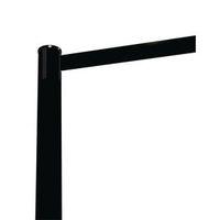 BARRIER FULLY RETRACTABLE ADV. BLACK POST & BLACK BELT