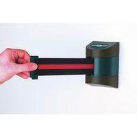 barrier 46m fully retractable wall unit black blkred belt