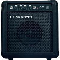 bass guitar amplifier mc crypt b 25 black