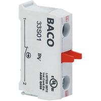 baco 33s10 spst on off screw terminal contact block