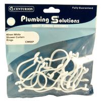 Bag of 12 Shower Curtain Rings