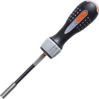 Bahco 808050L Ratchet Screwdriver with Bits and LED Lights