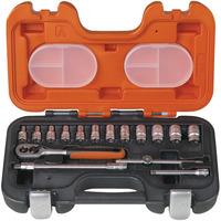 Bahco S160 Socket Set 16-Piece 1/4in Drive 4-13mm