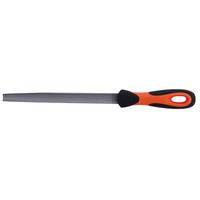 bahco 1 210 12 3 2 half round file with handle smooth third cut 300mm