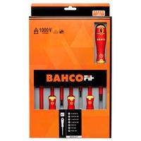 bahco b220017 bahcofit insulated vde screwdriver set slotpz 7 