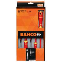 Bahco B220.015 BahcoFit Insulated VDE Screwdriver Set Slot/PZ - 5 ...