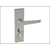 backplate handle bathroom straight chrome finish 150mm